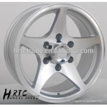 HRTC Durable réplique chrome roue de voiture rim14 ~ 16 pouces 5 trous jante
